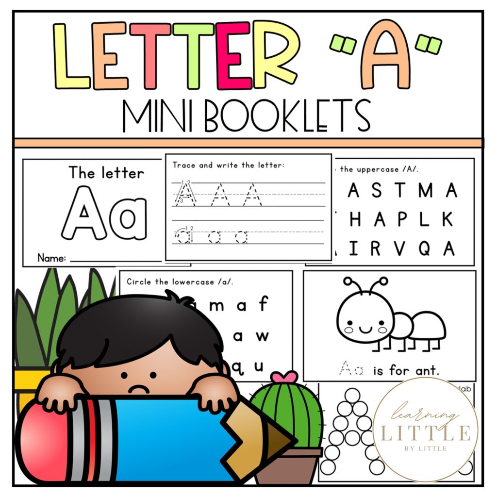 Letter Intervention - Alphabet Mini Booklet Freebie